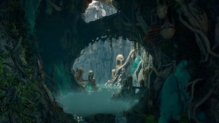 The game's open world contains some stunning vistas, with particularly impressive lighting and water rendering.