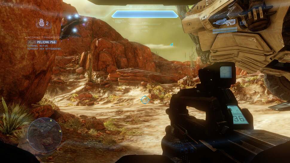 The high quality lighting in Halo 4 allows for some impressive scenery while the increase in resolution allows them to really shine. Only the lack of anisotropic filtering really drags the overall image down