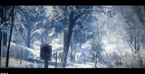 A 'screen door' texture dithering effect on some environment elements on the snowy levels does look quite unattractive on Xbox 360. Curiously the effect is completely absent on PS3.
