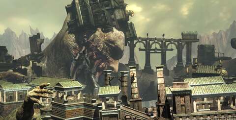 The series' high grade visuals could be taken to greater heights on PS3 - but only given more time. Level of detail scaling isn't optimised for every scene, meaning the quality of Kratos' model remains at a constant maximum regardless of the camera's distance from him.