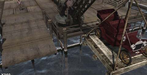 Some shadows are seemingly omitted on PS3 (check out the pier), and it's apparent that the water effect is rather more simplistic compared to the 360 version.