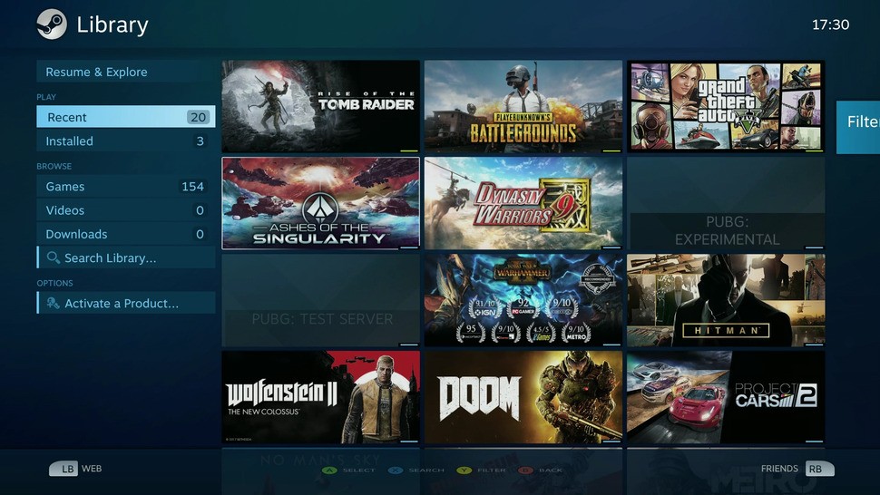 Some screenshot of the UI taken from the Apple TV version of the app - it's basically identical on Android