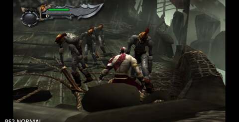 Close-up with Kratos you see just how detailed the original model is, and how the God of War Collection really makes the most of it.