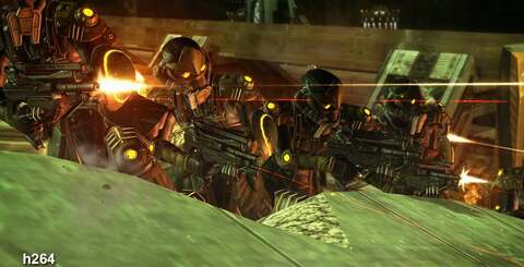 Explosions, fine detail and muzzle flashes cause video compressors plenty of issues. Here we see Bink once again fall way short compared to the PS3 original and our renditions derived from our lossless captures.