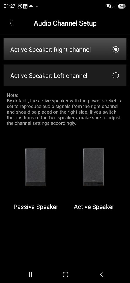 The Edifier ConneX app does everything you'd need it to - including wireless firmware updates via Bluetooth. Click thumbnails to enlarge. 