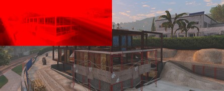 Here are some early shots from Grand Theft Auto 5 with the PTGI capturing buffer data but not active.