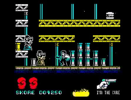 Without the hardware assistance found in the C64, the Spectrum struggled with scrolling titles but there were some exceptions: Keith Burkhill's Ghosts 'n' Goblins was supremely playable and very smooth on the Speccy, and Joffa Smith's Cobra remains one of the most impressive technical achievements on the machine.