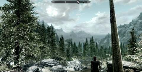 Tree detail has been toned down on PS3, but this is the kind of discrepency you'd only notice in a side-by-side comparison. Draw distances are a slightly larger issue, however, with rock formations not streaming in until you get much closer on PS3.