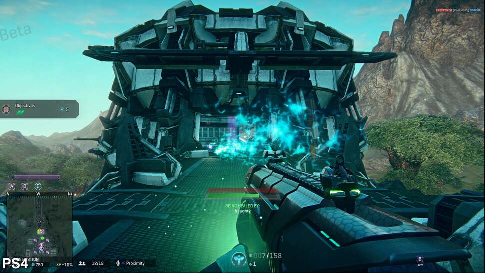 Particle effects cast light across the environment, enhancing hectic combat encounters at night. Material properties react to these light sources too on PS4, creating impressive specular and diffuse reflections