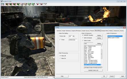 AmaRecTV is our choice for recording video using the Blackmagic Intensity Pro, or indeed any other entry-level HD capture card that supports the DirectShow interface. It's simple to use and the author even provides a readily configured Intensity version.