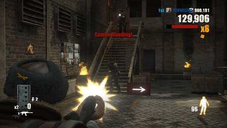 The Club was Bizarre's foray into cross-platform development. The conversion was fine, but 360 enjoyed tangibly superior image quality and performance: a state of affairs redressed somewhat with Blur.