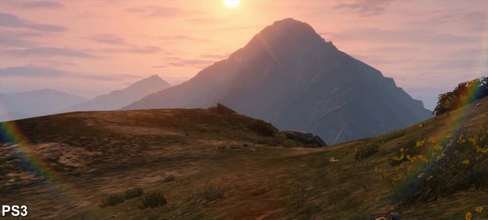 The wilderness of GTA is greatly enhanced by the addition of foliage across the terrain and even new wildlife. Once again, ground textures see an increase in detail while the mountains have improved geometry