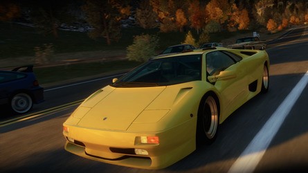Whether in-game or during replays, Forza Horizon is impressive in the way that all major forms of aliasing appear to have been almost completely eliminated. Click on the thumbnails for full resolution 720p shots.