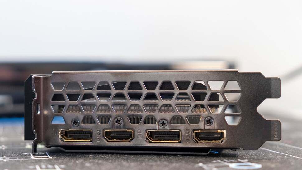 Connectivity includes two HDMI 2.1 and two DisplayPort 1.4