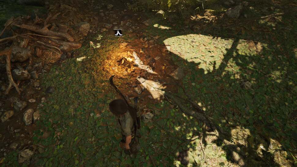 Leaves scattered about the jungle floor utilise parallax occlusion maps to give the impression of proper depth as opposed to existing as a flat texture