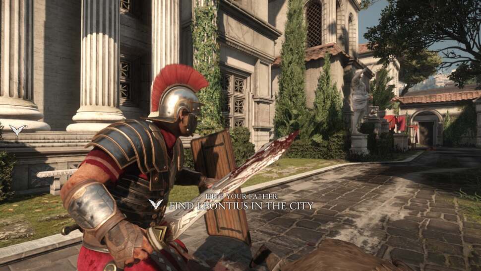 Ryse appears to make use of variably applied anisotropic filtering. Surfaces using parallax occlusion maps, such as this road here, appear to lack significant AF