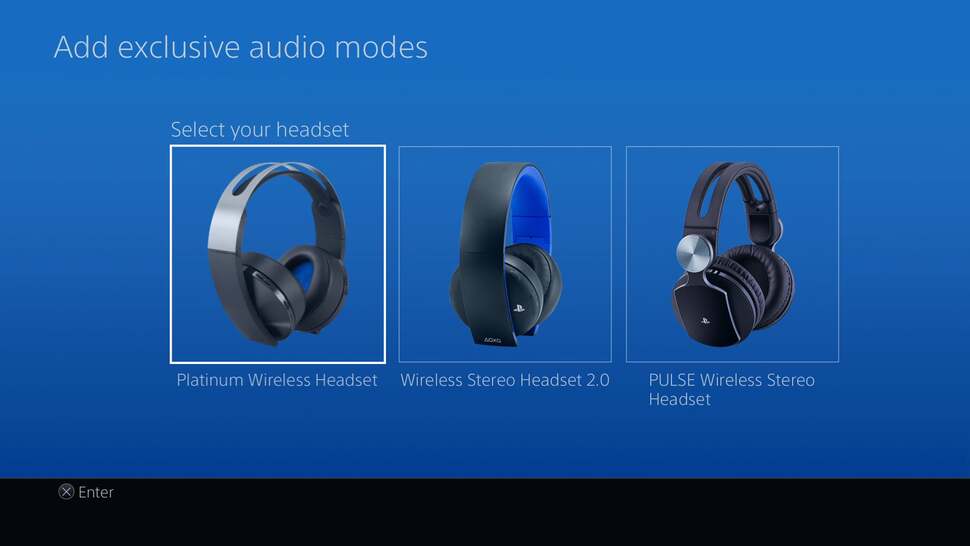 Opening the app, older models are also supported all the way back to the Pulse headset