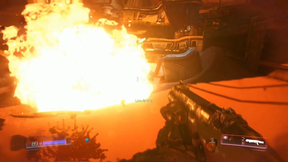 Doom is an excellent example of a game that scales resolution dynamically in order to better hit its 60fps gameplay frame-rate target.