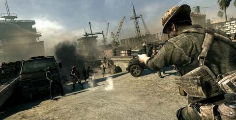 Scaling up Modern Warfare 3 to 1080p produces an obviously crisper image and in many cases, the effect can be quite remarkable. However, the effect of console-orientated textures and low poly count can look a tad underwhelming in many places when rendered at ultra-high resolutions.