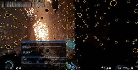Doom: The Dark Ages uses an irradiance cache in probe volumes (top left) with the balance of the images showing how the RT effects look when enabled and disabled. As with all the shots on this page, click on the images for higher resolution versions.