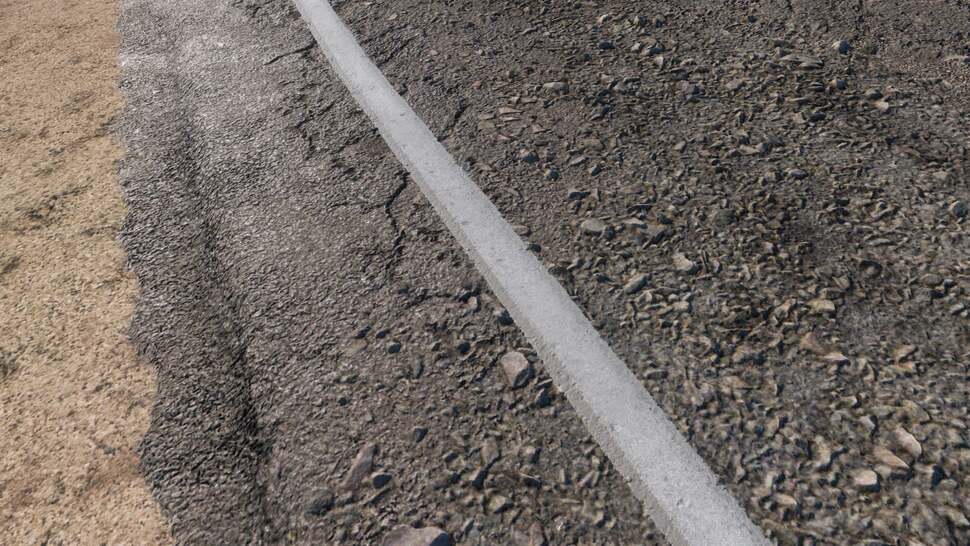 Parallax occlusion mapping on Series X combined with layers of virtual texturing delivers incredible granularity