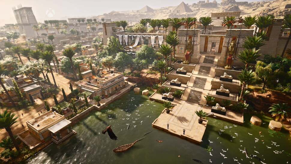 Another shot showing the complex level of detail on offer. Also notice the use of depth of field across distance scenery