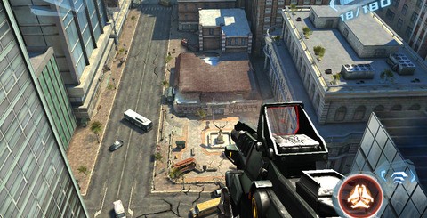 A comparison of Sonic the Hedgehog Episode 2 and NOVA 3 running on iPad mini (top) and Google Nexus 7 (bottom). The iPad screen is significantly bigger, but note how the image opens out on the Nexus. It's like comparing a widescreen movie to a pan and scan equivalent.