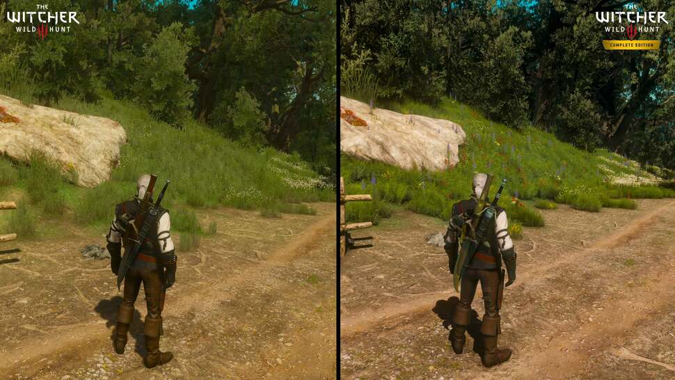 RT shadows also turn on screen-space shadows that give foliage a lot more depth