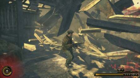 Some of the Chimera hardware you face off against in Resistance 3 is absolutely mammoth in scale, creating some of the game's more memorable destruction-based interactive set-pieces.