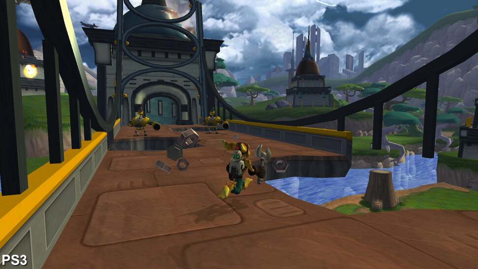 Post-processing effects, such as depth of field, and camera and object blur give the PS4 remake a cinematic feel and help to up the intensity of action scenes