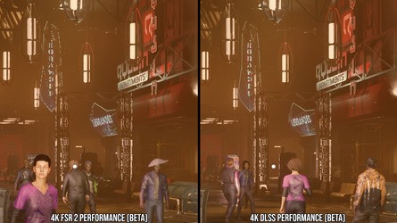 The inclusion of DLSS and FOV adjustment adds two much-requested (and community modded) features to the game - and they work well.