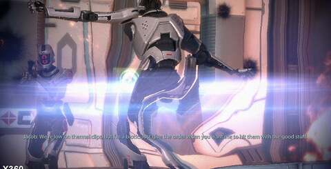 There is some evidence of lower-precision shader effects and toned down post-processing as these shots demonstrate. Hardly earth-shattering stuff, but it does demonstrate that BioWare has had to make some compromises in accommodating PS3.