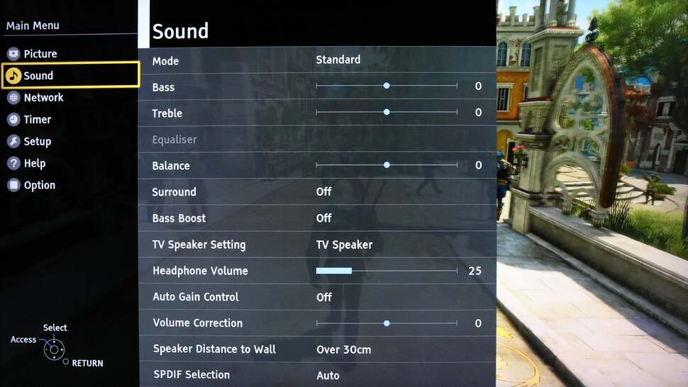 The DX750 features a comprehensive range of picture and audio controls, providing options for accurate calibration and improved motion handling, along with all the usual 'enhancements' we'd suggest turning off