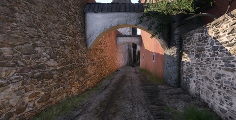 Here are some examples of the indirect lighting at work, including ambient occlusion, indirect shadows and colour transfer.