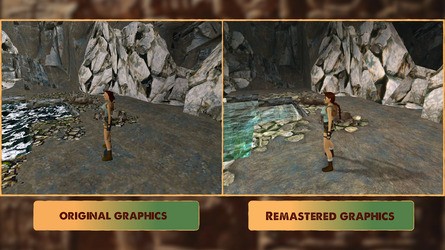 You'll remember Tomb Raider differently depending on where you played it, with the PS and 3DFX Voodoo versions amongst others having their own characteristic visuals. The Remastered version's original graphics mode is a good middle ground between all versions, with the sharp pixels of the PlayStation version but more stable presentation of the 3DFX Voodoo version. Of course, the full remastered graphics are obviously a significant step forward.