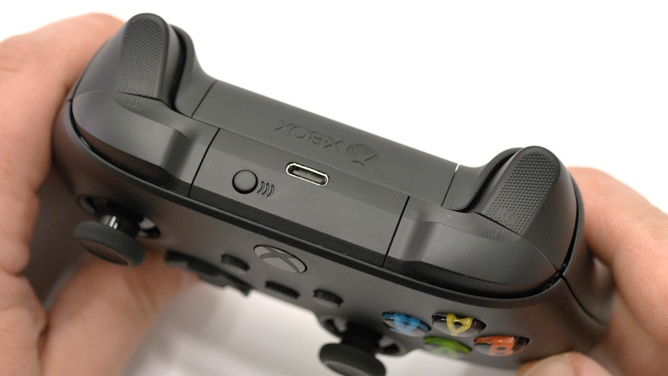 Matte plastics and a rougher surface give extra purchase on the triggers and bumpers