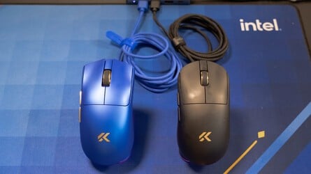 These are pleasant mice in familiar shapes - but the glossy coating can show fingerprints, as I've ably demonstrated. Click to enlarge. 