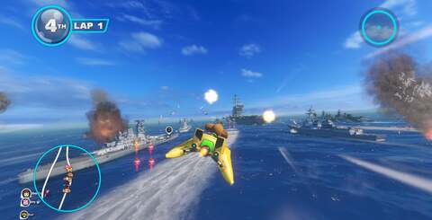 A helping of 1080p shots from the PC version, showing how texture and geometry density have been upped significantly. This version is also graced with an online mode, previously unavailable in Sumo Digital's last Sonic racer.