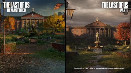 There are striking differences between the new and previous TLOU remaster from the opening moments.