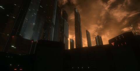 Reach on the left, Halo 3 (top) and ODST (bottom) on the right. Vast levels are a core part of the Halo experience, but only Reach extends meaningful detail all the way into the distance.