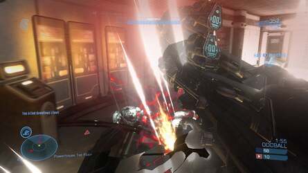 Frame-blending can look disappointing in the Reach beta, particularly on the view weapon, with an off-putting ghosting effect. More than anything we hope this improves in the final game.