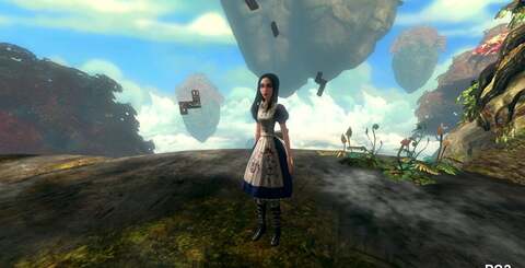 Certain graphical effects and texture details appear to be running with a higher resolution on the Xbox 360 version of the game. The result doesn't impact PS3 Alice that much, though the occasional area can seem a little sparse in comparison.