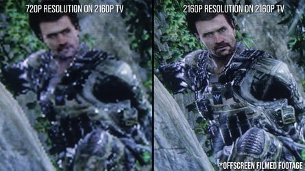 Herein lies the problem: 1080p looks OK scaled up to a 4K set - but 720p significantly less so.
