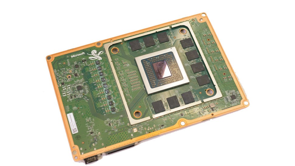 The main SoC motherboard - note the anaconda motif, a nod to the machine's codename with the Project Scarlett programme