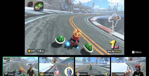 According to developer documentation, GameChat requires a chunk of system resources. We tested it in full four-player mode and in-game performance is unaffected. Individual streams seem to run between eight to 10fps.