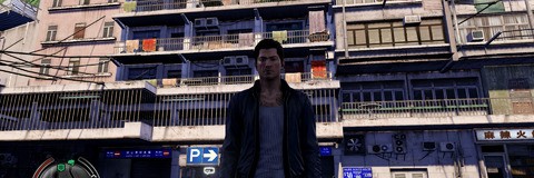 Sleeping Dogs allows players to utilise super-sampling - rendering at a higher resolution then downscaling. The results are pretty much flawless but can impact performance horribly. Rendering at 1080p native with FXAA is a great alternative though. In these shots you see various AA permutations, with 720p on the left and 1080p to the right.