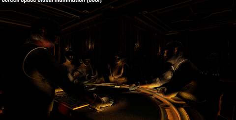 PS5 Pro adds upgrades in shadows, screen space reflections (SSR), screen space global illumination (SSGI), and screen space ambient occlusion (SSAO). Here's how a single frame breaks down into its constituent parts, in particular showing the direct impact of the SSGI light bounce between characters and the environment.