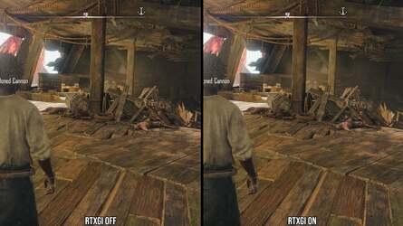 Skull and Bones has ray-traced global illumination on PC and console quality modes! A game-changer in titles like The Witcher 3, the effect is barely noticeable here and in fact, RTXGI is only used on the ship. It's not used anywhere else, as best as we could tell.