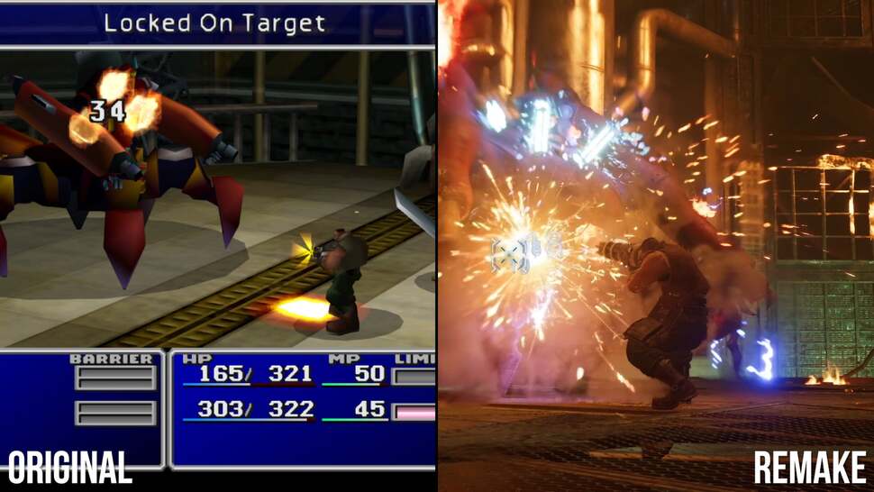 Particle effects also get ramped up or the remake, to suit the more fluid gameplay