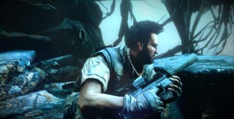 At its best, the Bink video is almost a match for the same content running directly from the game engine but in fast action scenes, image quality loses consistency and macroblocking is evident.